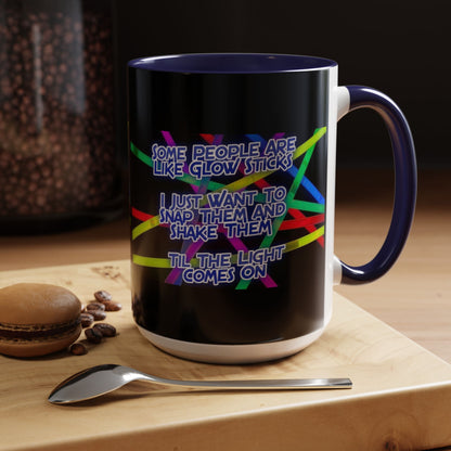 Glow Sticks 2-Tone Coffee Mug