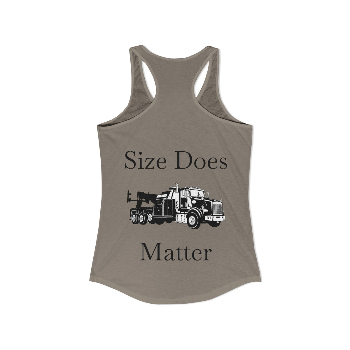Size Does Matter Women's Racerback Tank