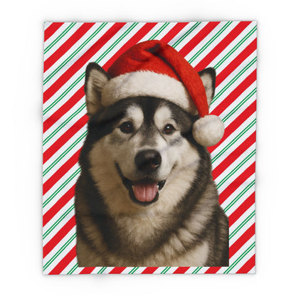 Santa Paws Malamute Arctic Fleece Blanket
