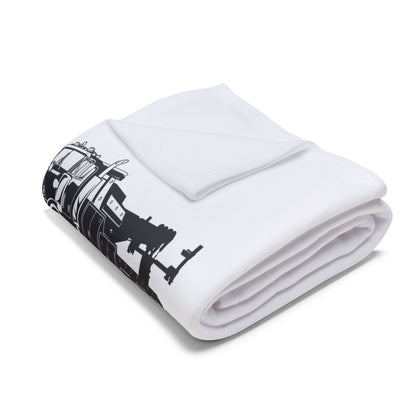 I Can't Fix Stupid Heavy Tow Truck Arctic Fleece Blanket