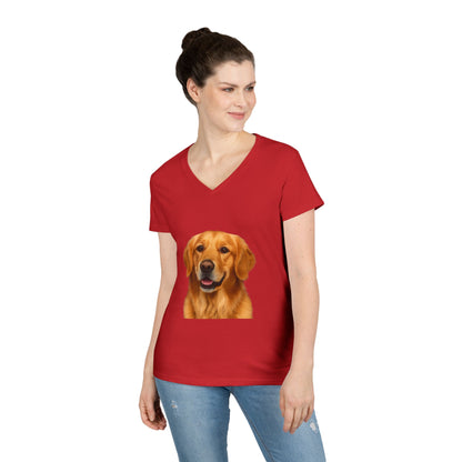 Golden Head Women's V-Neck Tee