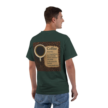 Coffee Definition Men's Short-Sleeve Crewneck Tee