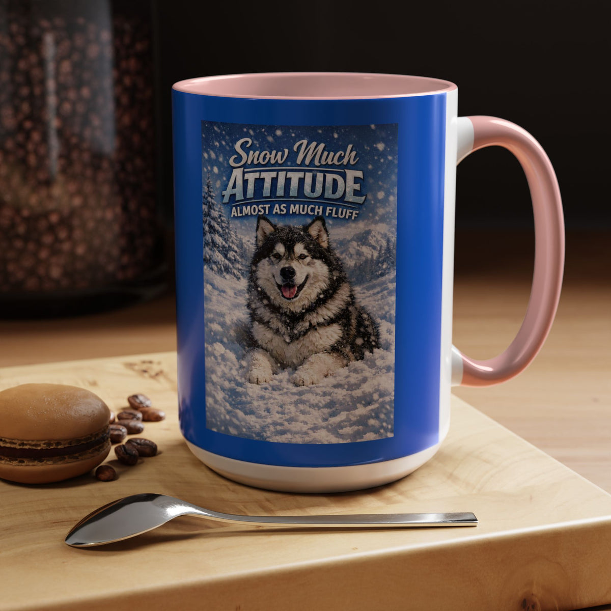 Snow Much Attitude 2-Tone Coffee Mug