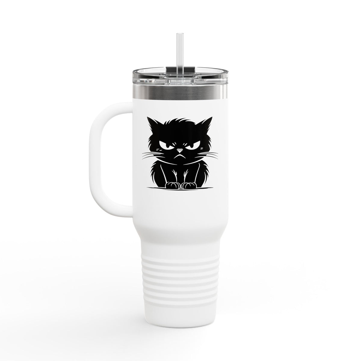 Angry Cat Insulated Travel Mug