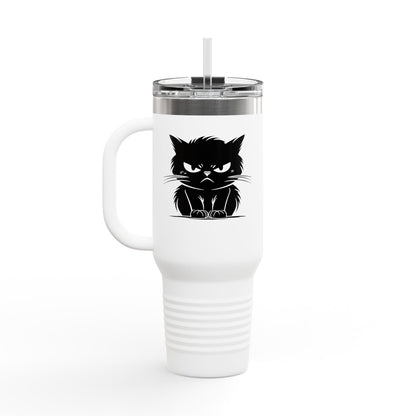 Angry Cat Insulated Travel Mug