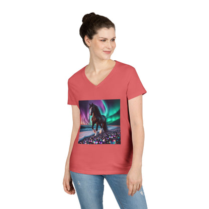 Midnight Magic Women's V-Neck Tee