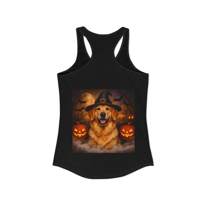 Witch Hat Pack Golden Women's Racerback Tank