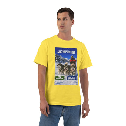 Snow Powered Men's Short-Sleeve Crewneck Tee