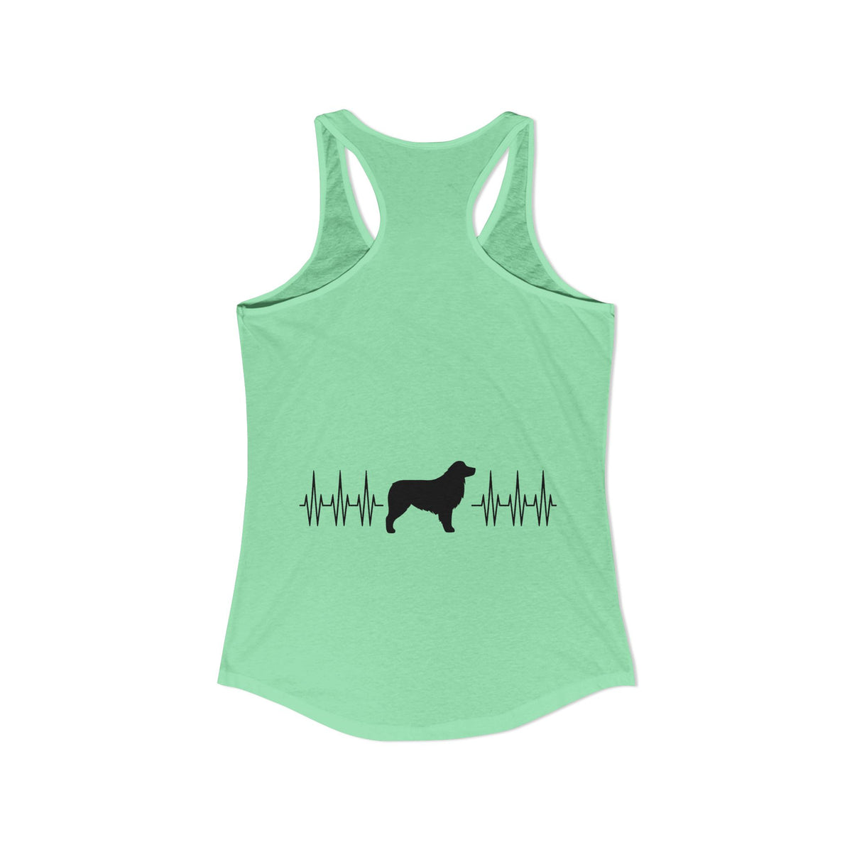 My Heart Beats For Aussies Women's Racerback Tank