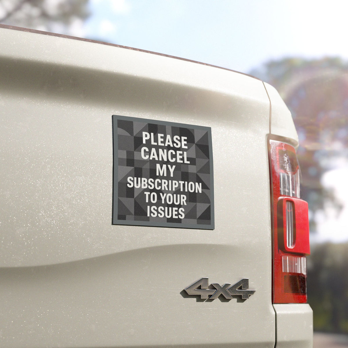 Cancel My Subscription Indoor/Outdoor Magnet