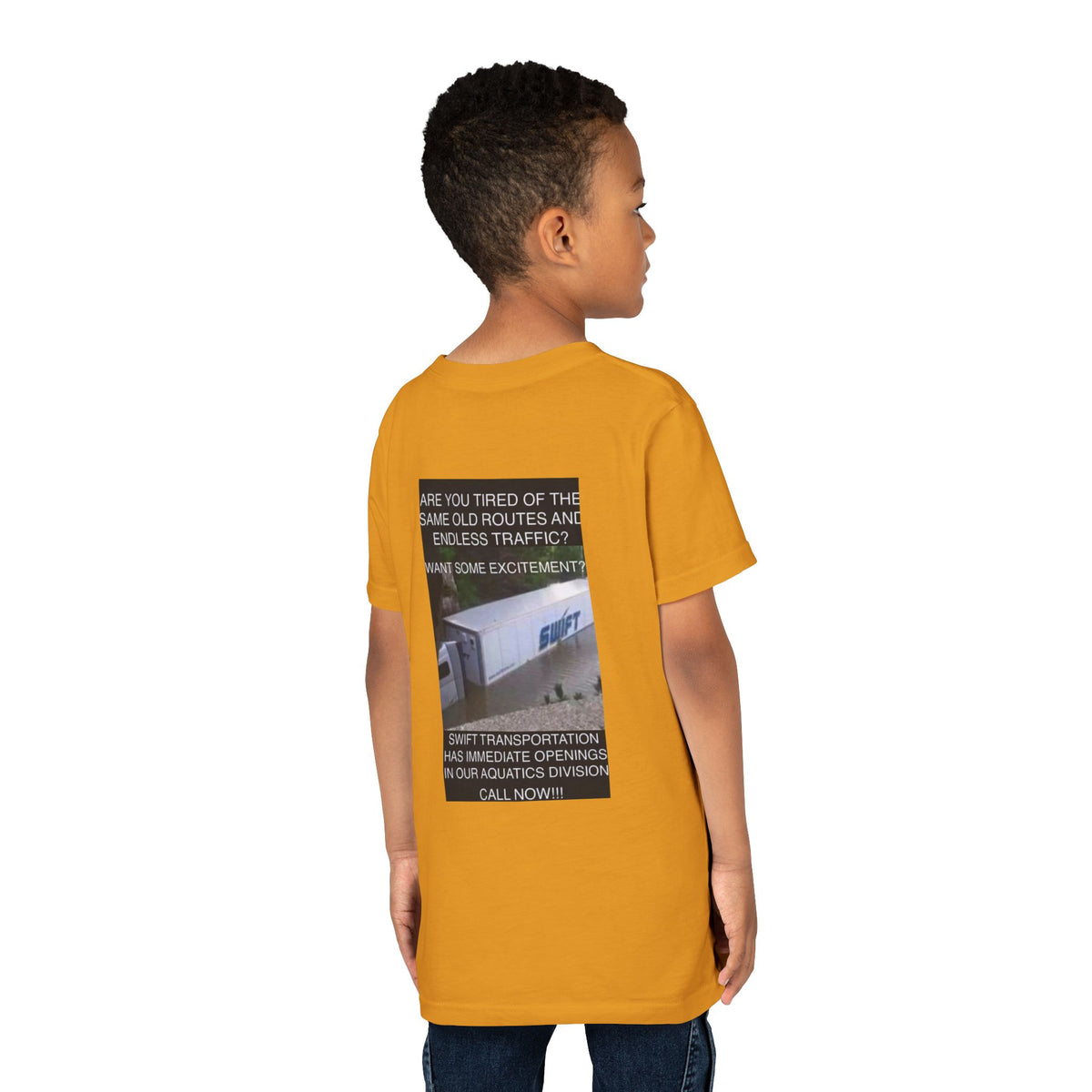 Swift Aquatics Youth Unisex Short Sleeve Crewneck Tee