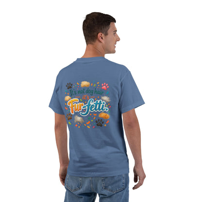Fur-Fetti Dog Men's Short-Sleeve Crewneck Tee