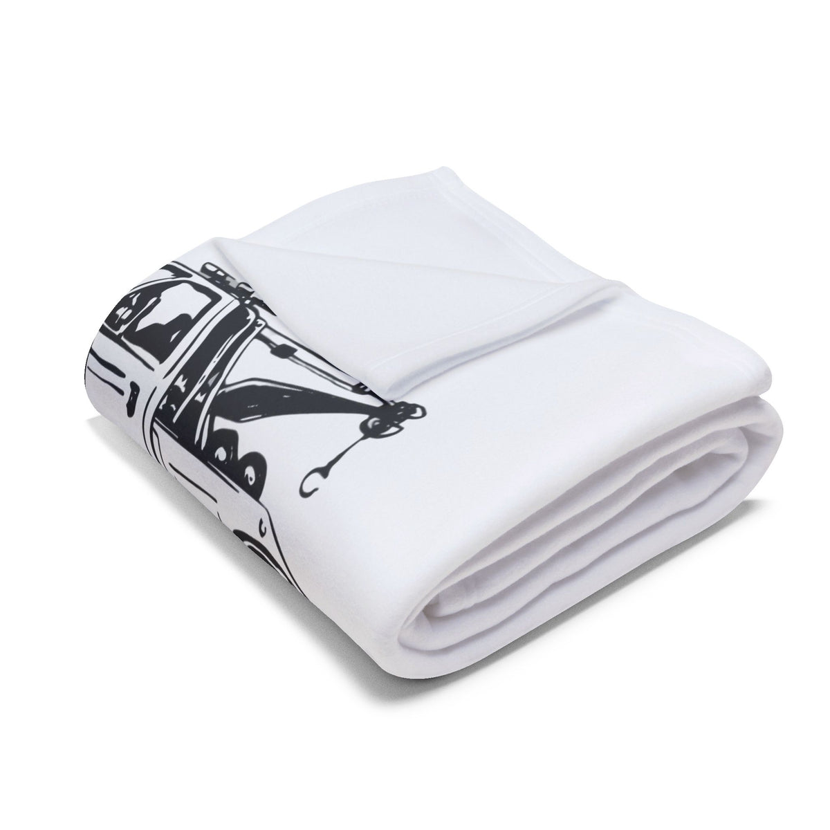 Down To Hook Up Arctic Fleece Blanket