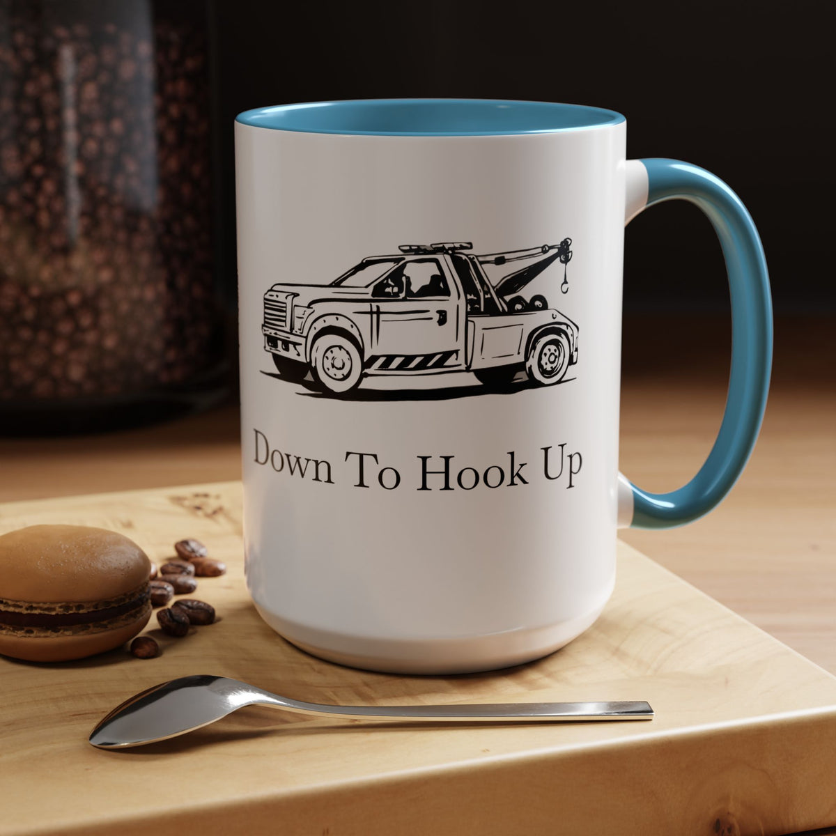 Down To Hook Up 2-Tone Coffee Mug
