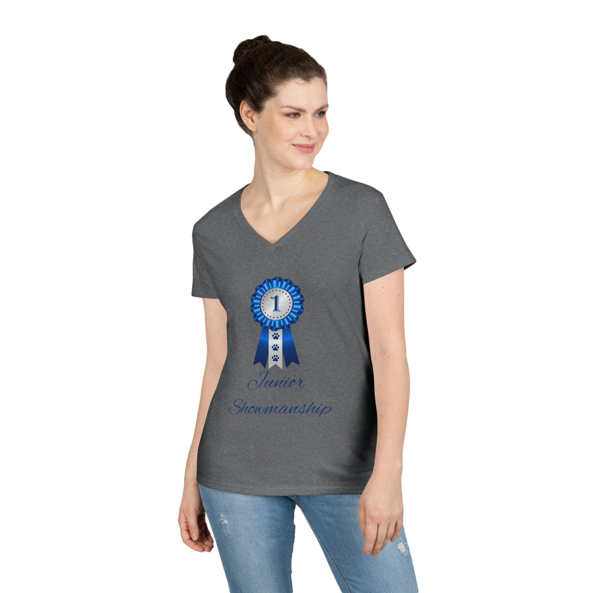 Junior Showmanship Women's V-Neck Tee