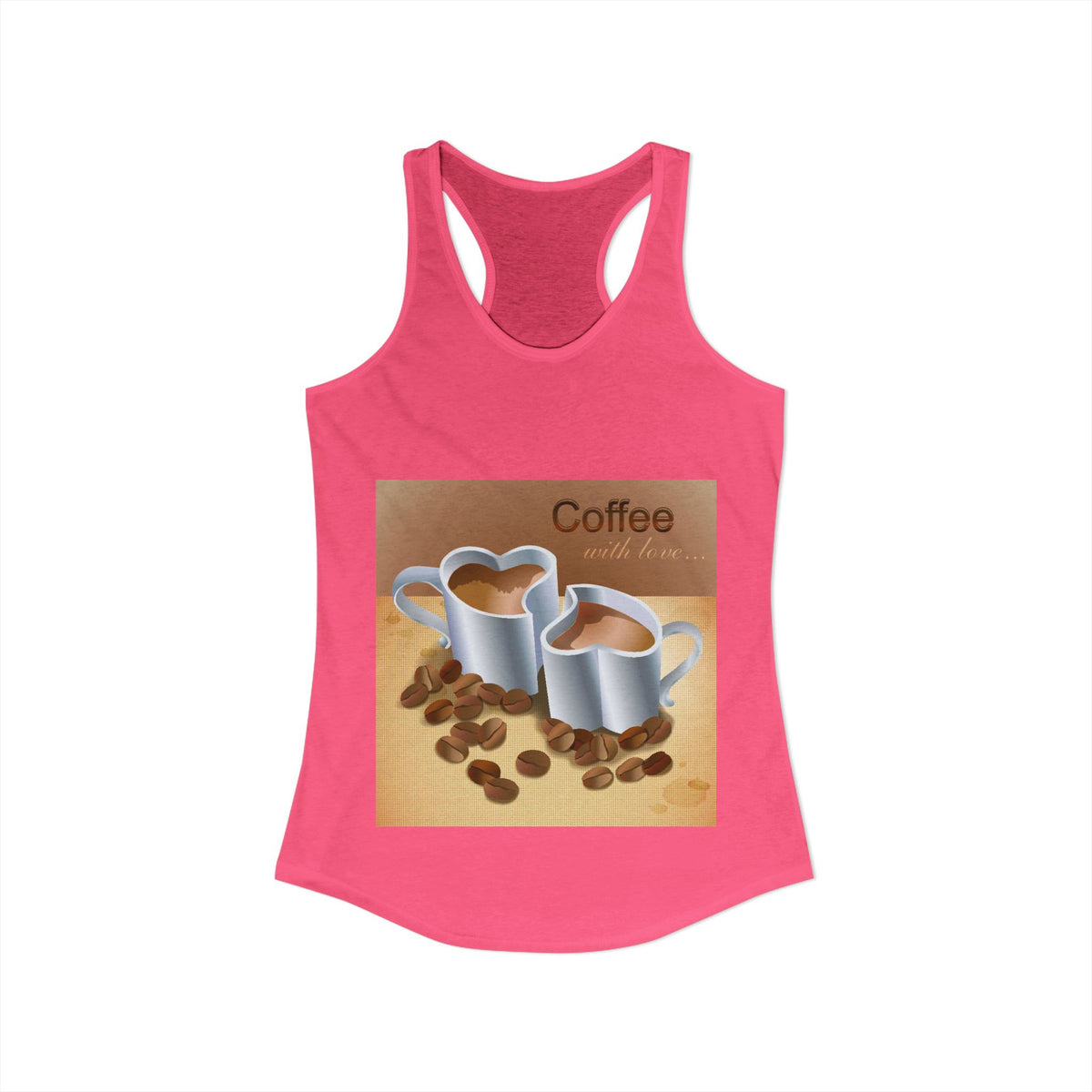 Coffee With Love Women's Racerback Tank