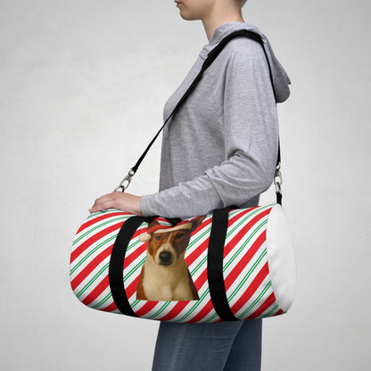 Santa Paws Basenji Duffel Bag