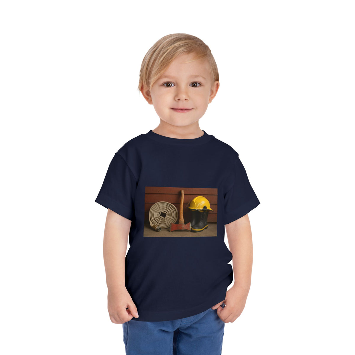 Fire/Rescue Appreciation Toddler Unisex Short Sleeve Crewneck Tee