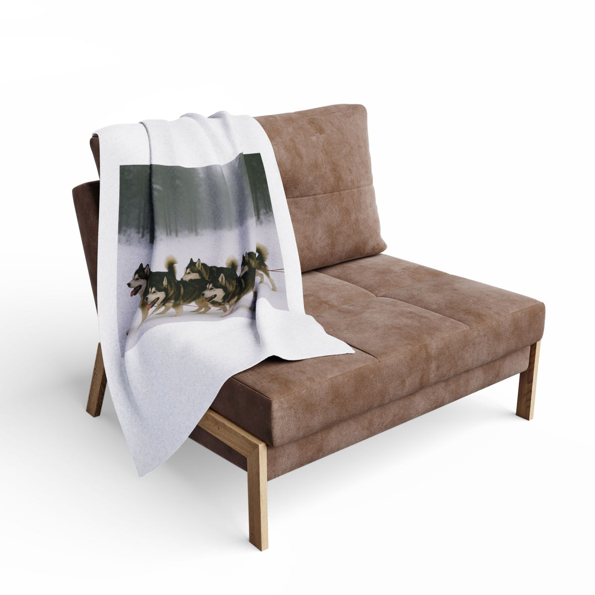 Mush On Arctic Fleece Blanket