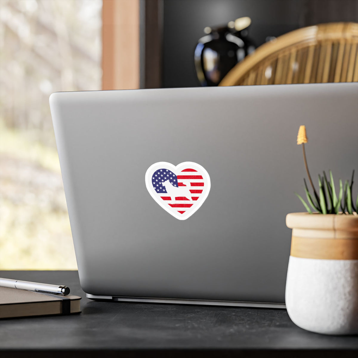 Malamute Flag Vinyl Decal