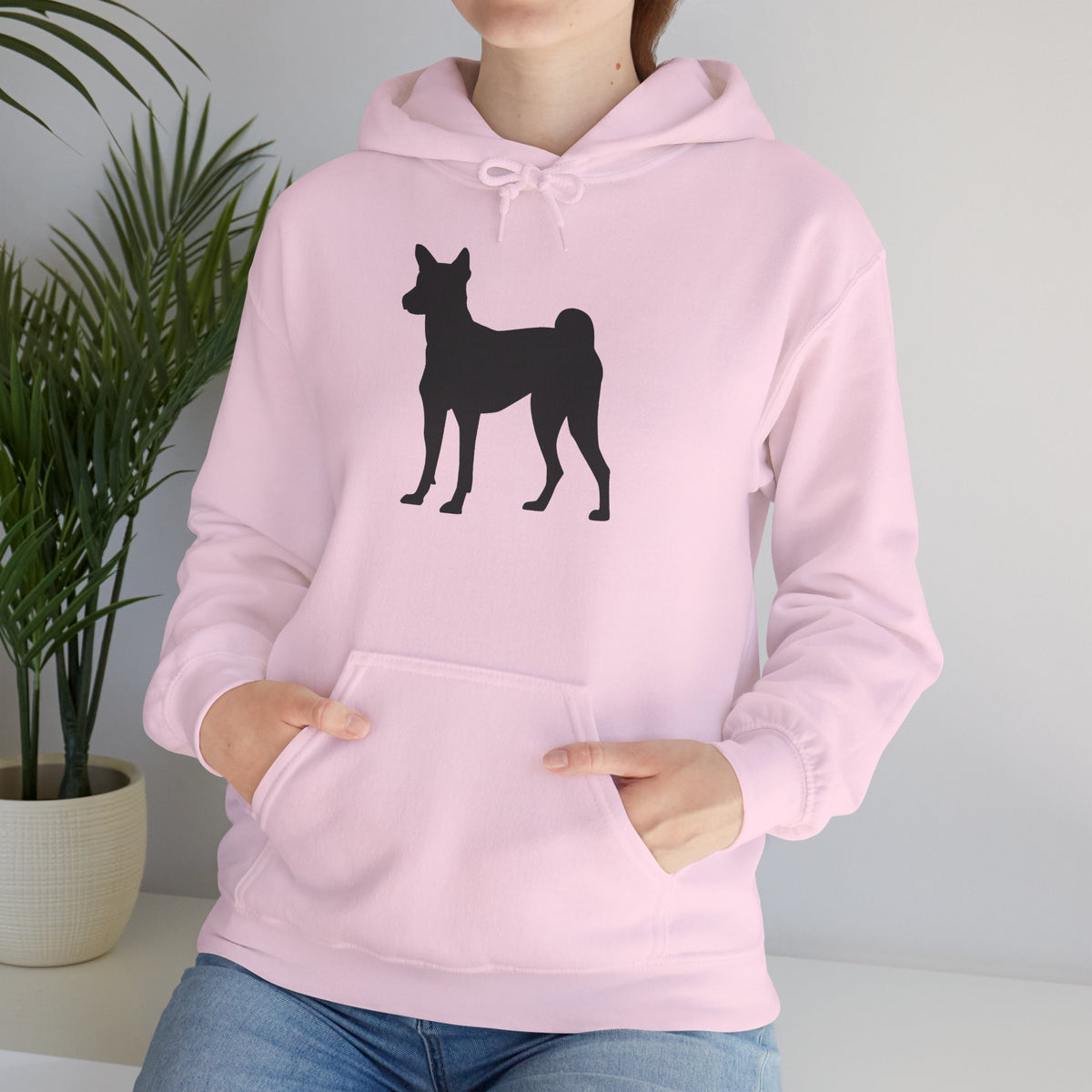 Basenji Silhouette Unisex Hoodie