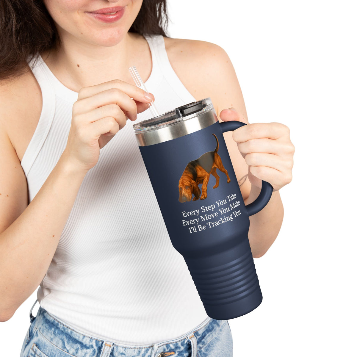 Tracking You Insulated Travel Mug