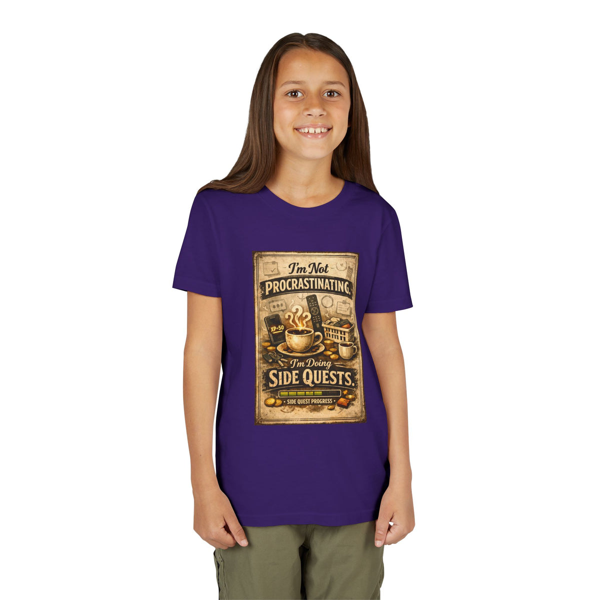 Procrastinating Youth Unisex Short Sleeve Crewneck Tee