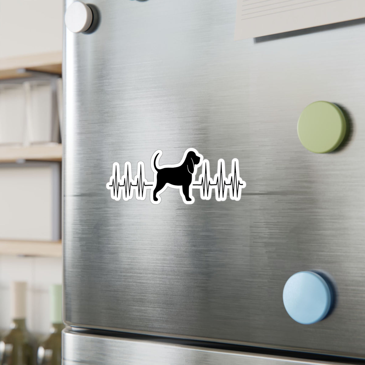 My Heart Beats For Bloodhounds Vinyl Decal