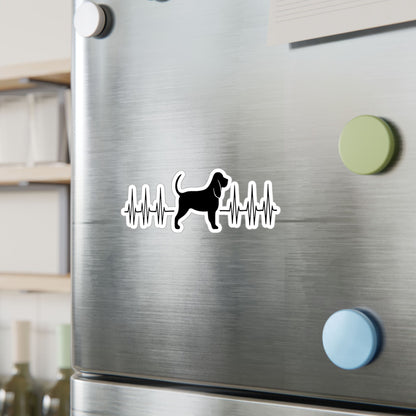 My Heart Beats For Bloodhounds Vinyl Decal