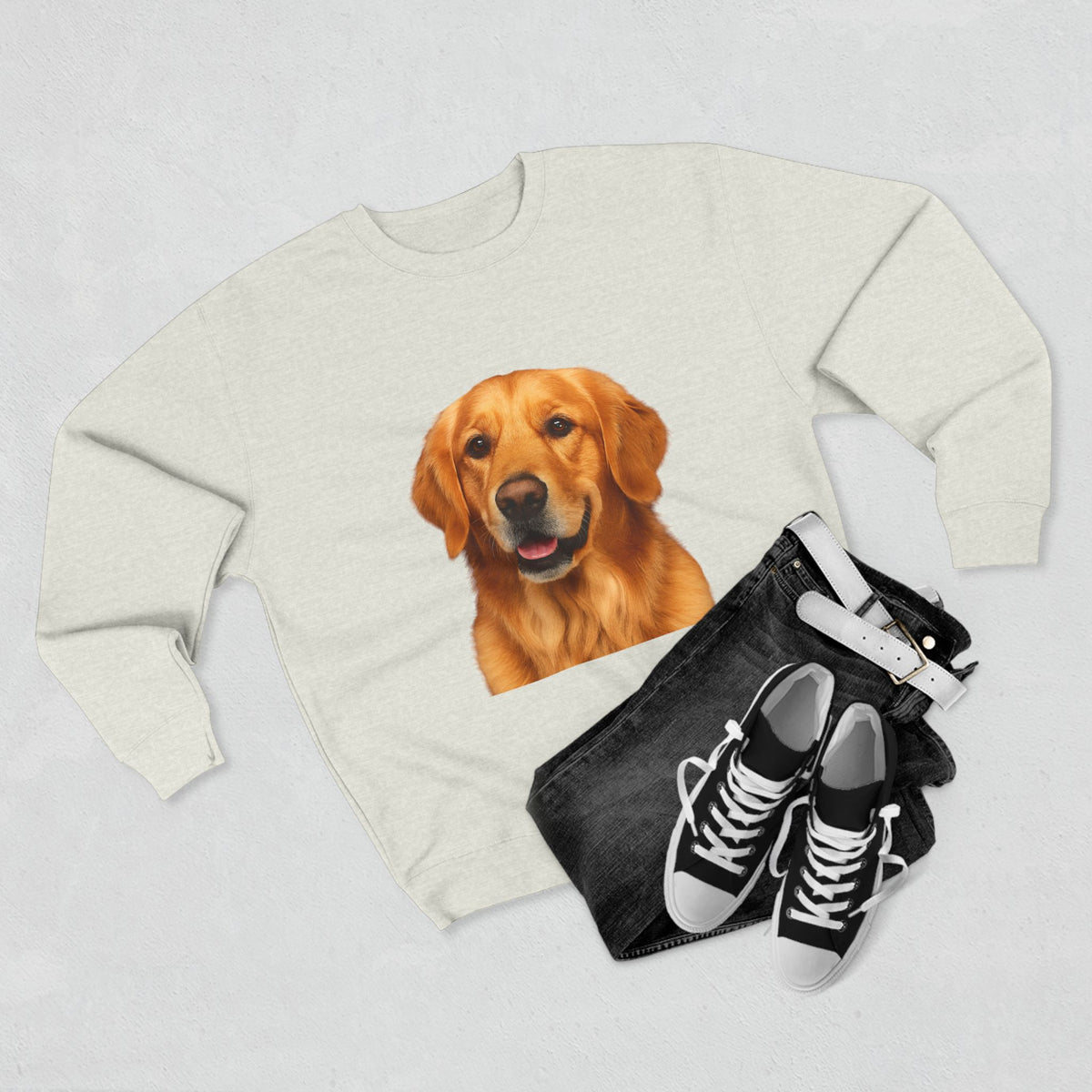 Golden Head Unisex Crewneck Sweatshirt