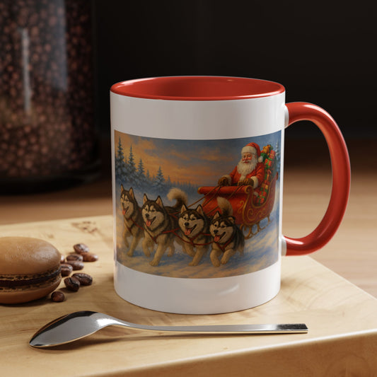 Dashing Through The Snow 2-Tone Coffee Mug