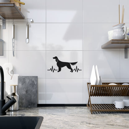 My Heart Beats For English Setters Ceramic Photo Tile