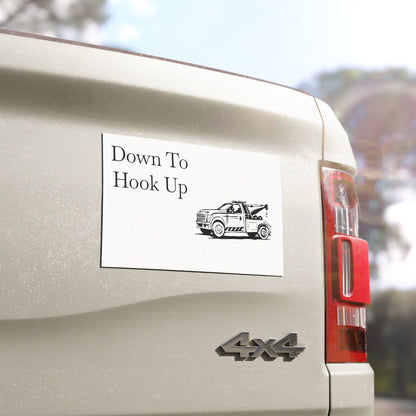 Down To Hook Up Indoor/Outdoor Magnet
