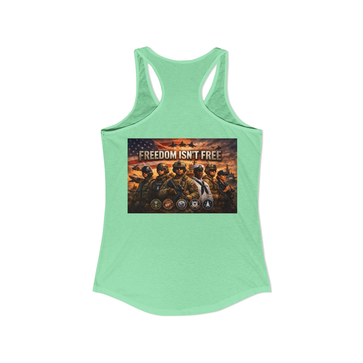 Freedom Isn't Free Women's Racerback Tank
