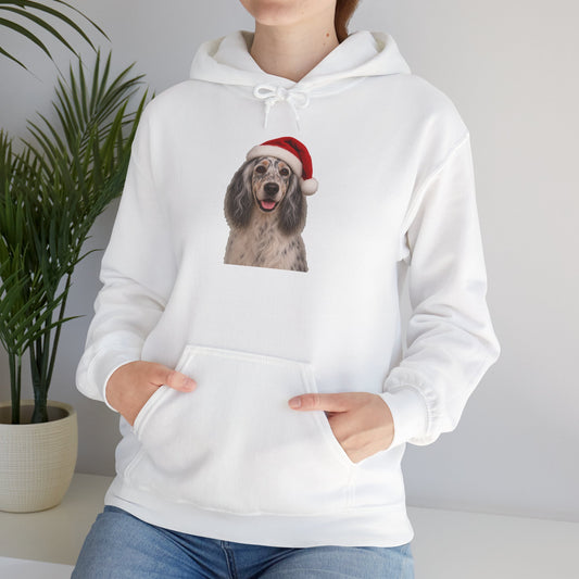 Santa Paws English Setter Unisex Hoodie