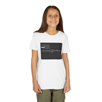 Thin White Line Youth Unisex Short Sleeve Crewneck Tee