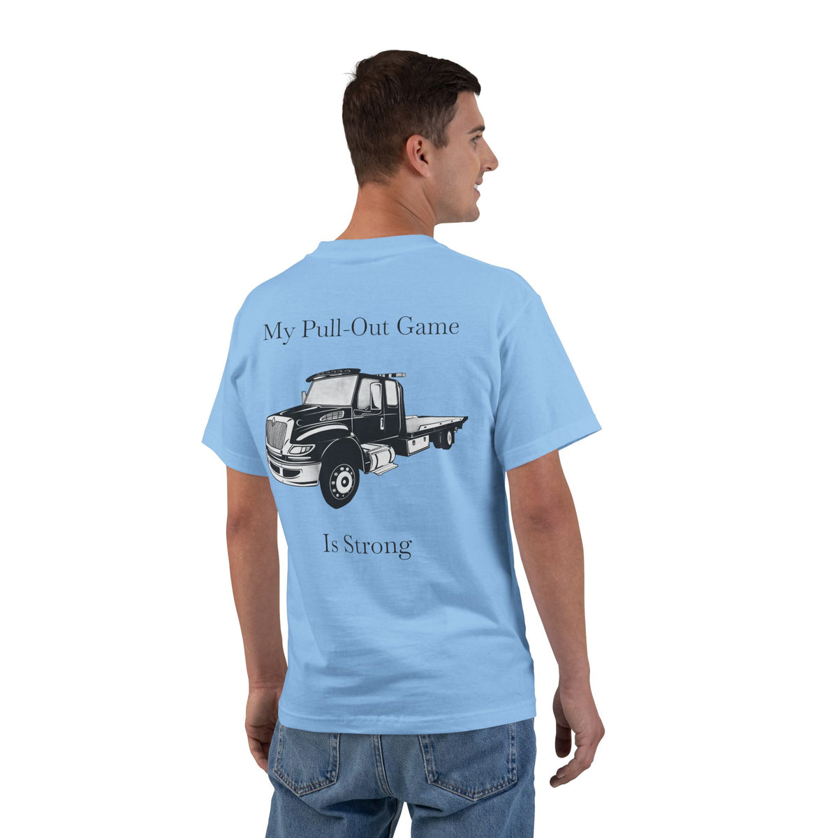 Pull Out Flatbed Men's Short-Sleeve Crewneck Tee