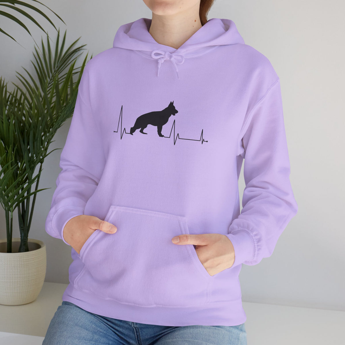 My Heart Beats For German Shepherds Unisex Hoodie