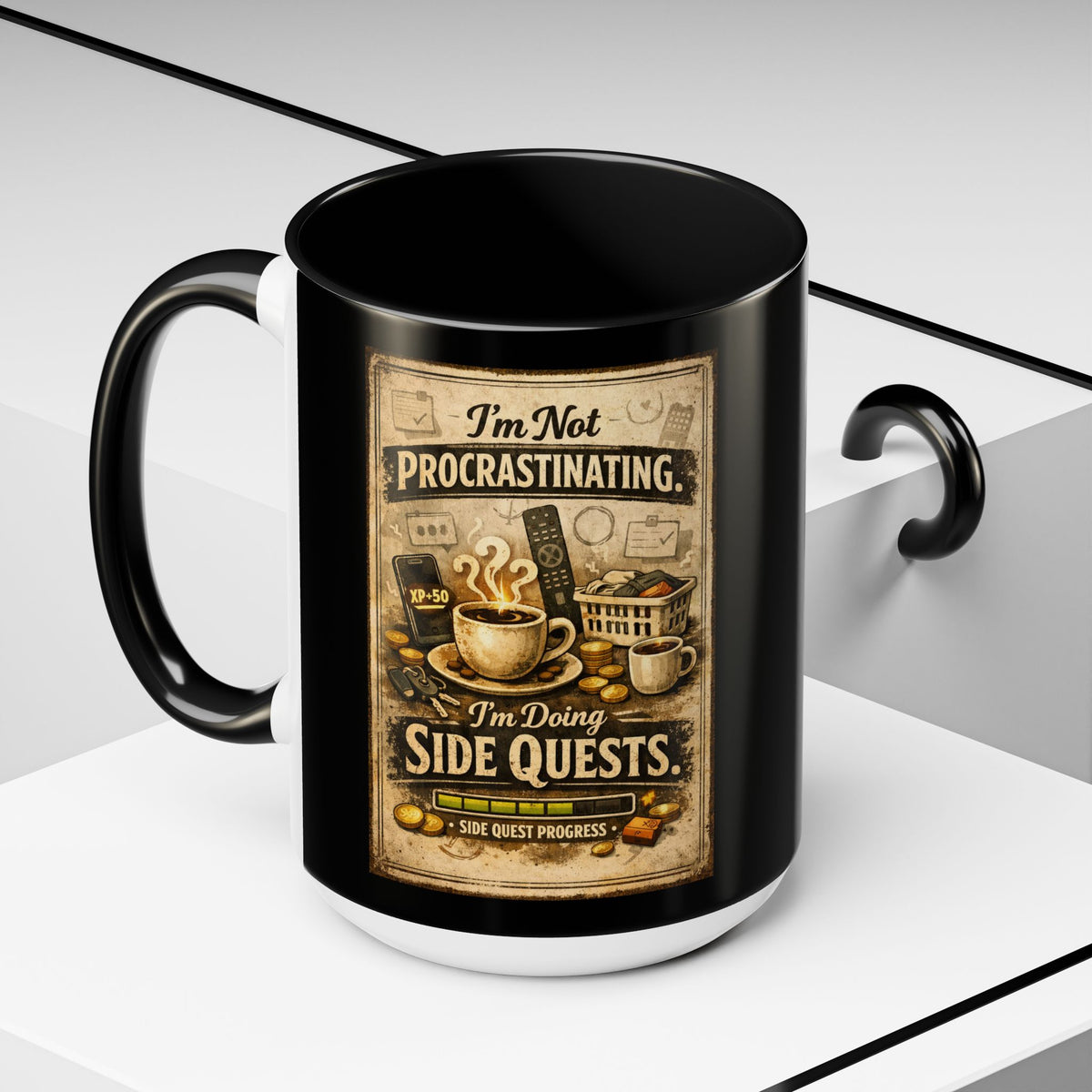 Procrastinating 2-Tone Coffee Mug