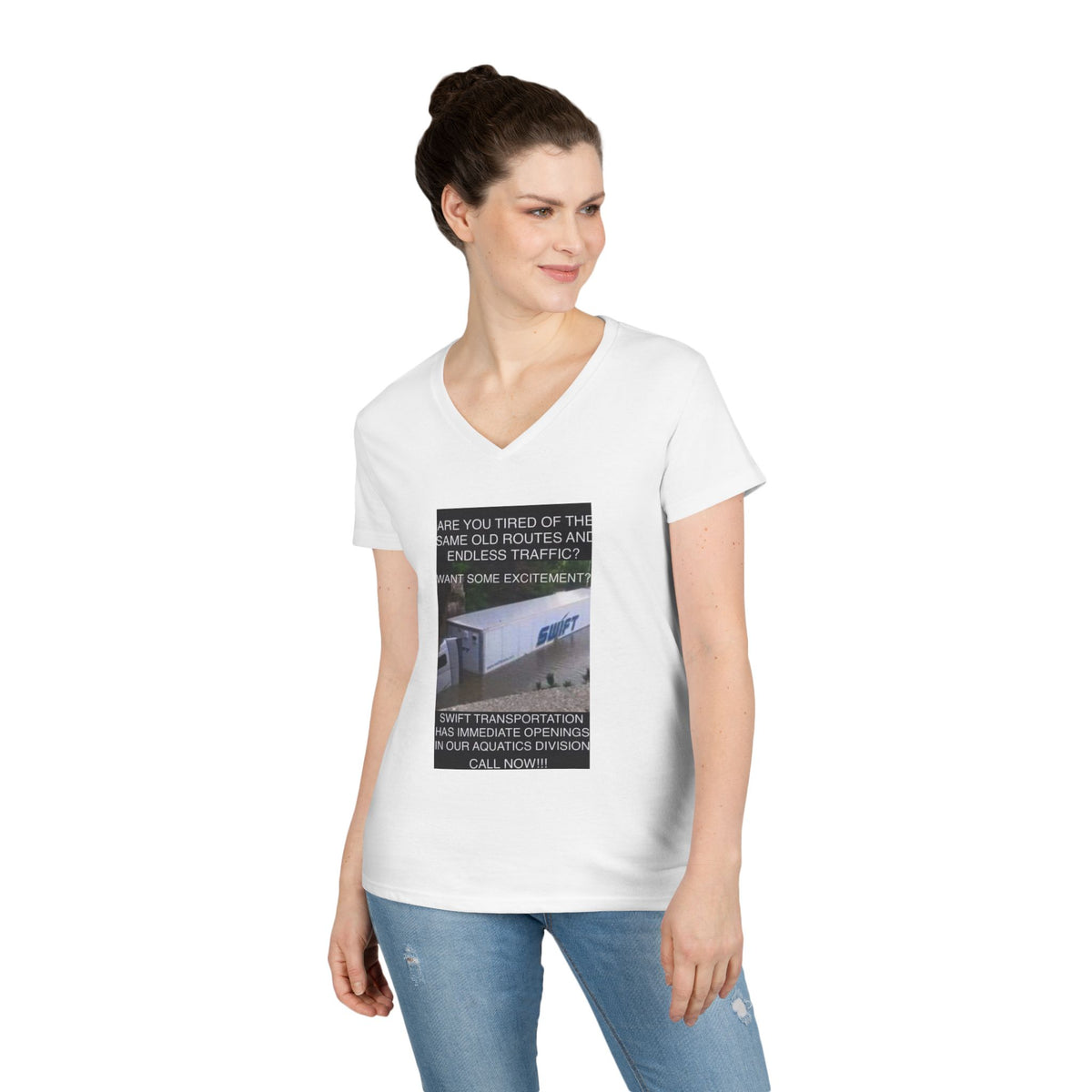 Swift Aquatics Women's V-Neck Tee