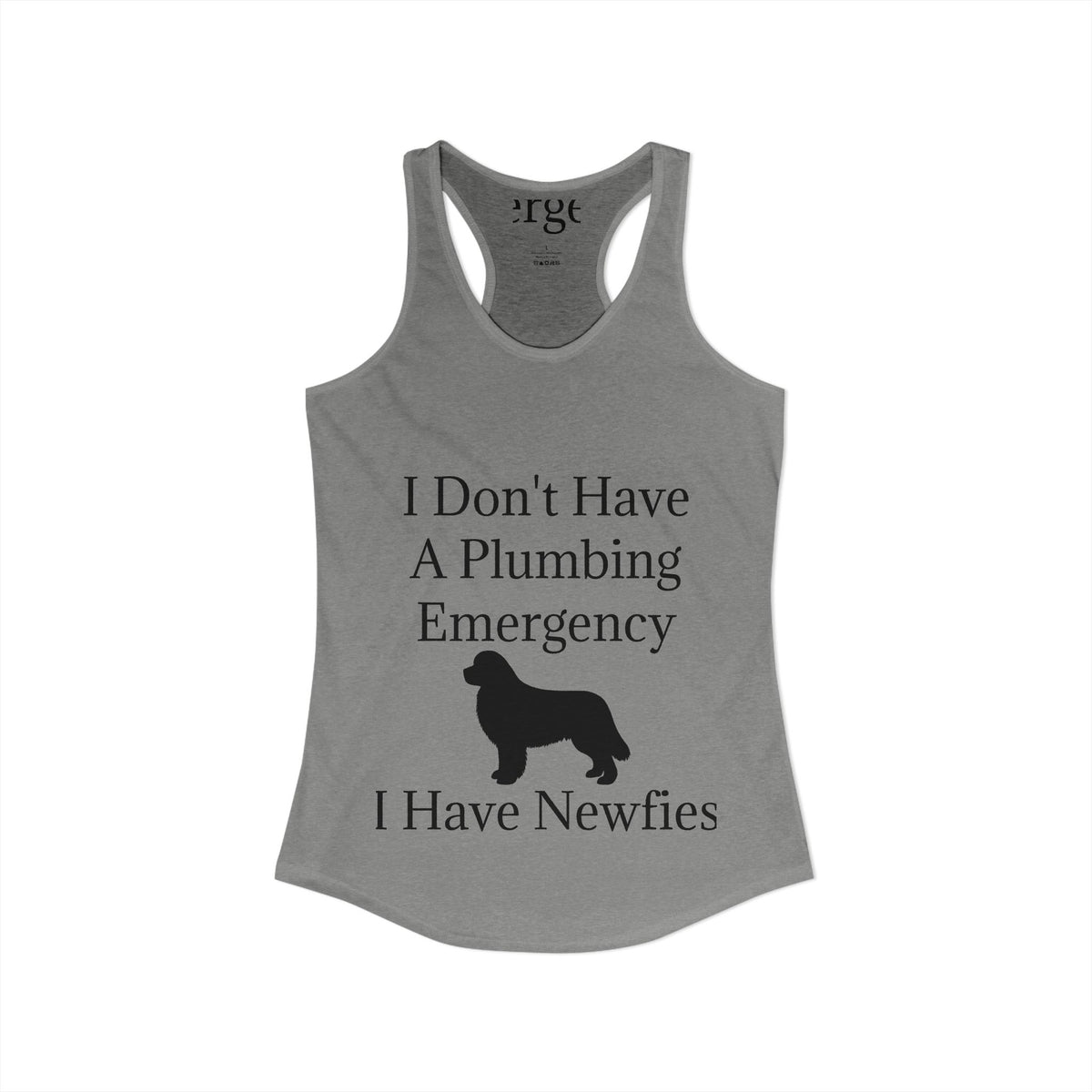 Plumbing Emergency Women's Racerback Tank