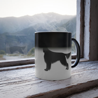 English Setter Silhouette Color Changing Mug