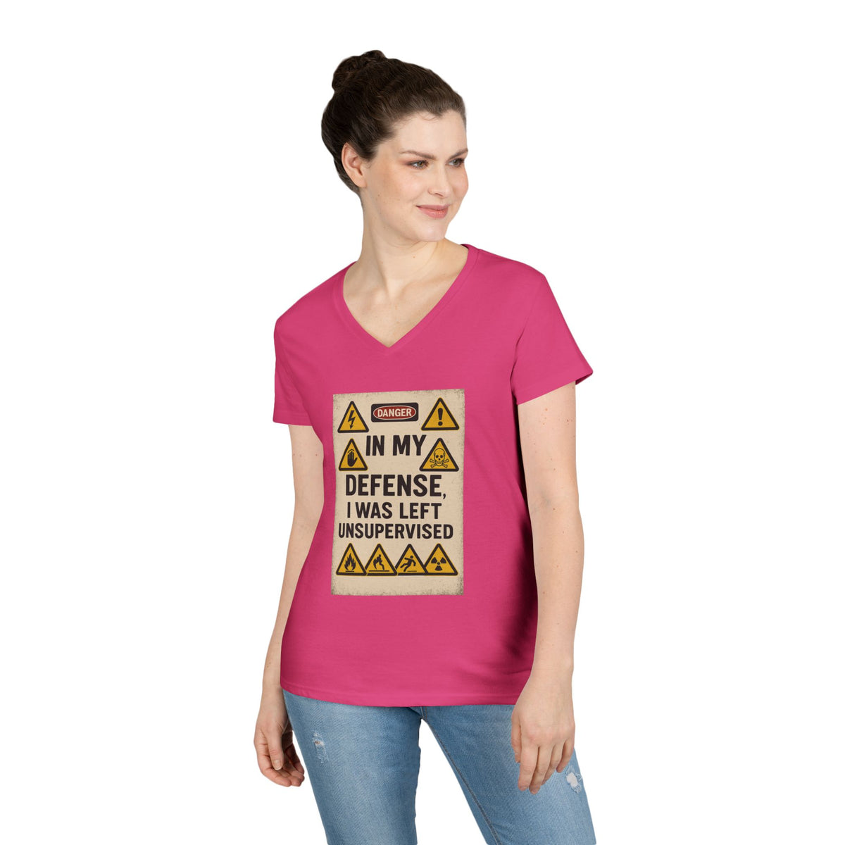 Unsupervised Women's V-Neck Tee