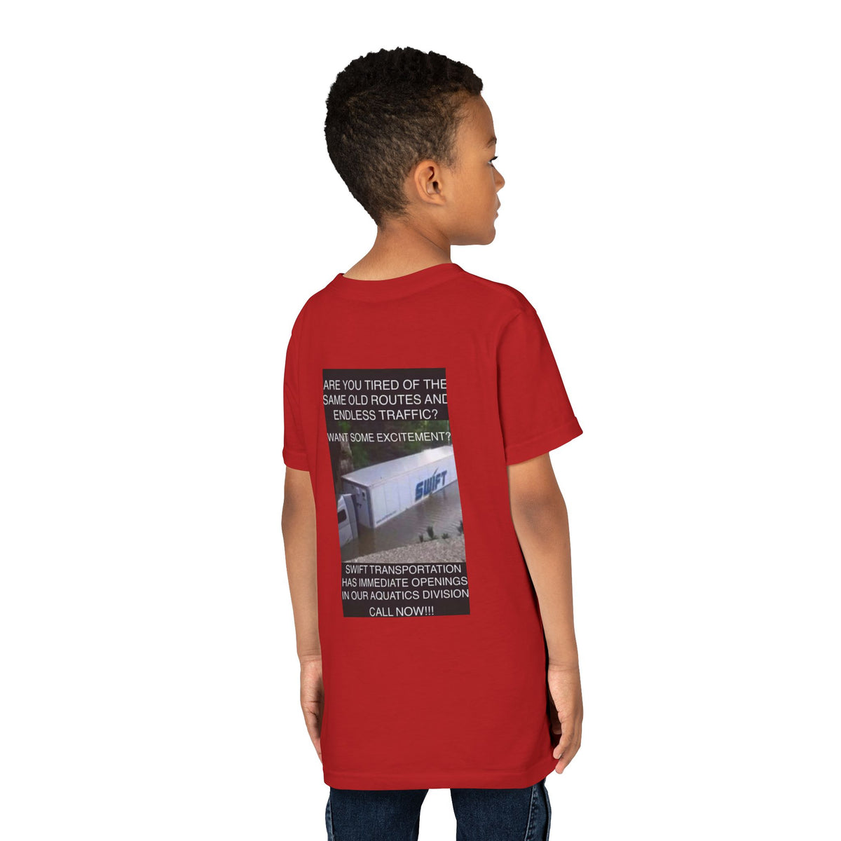 Swift Aquatics Youth Unisex Short Sleeve Crewneck Tee