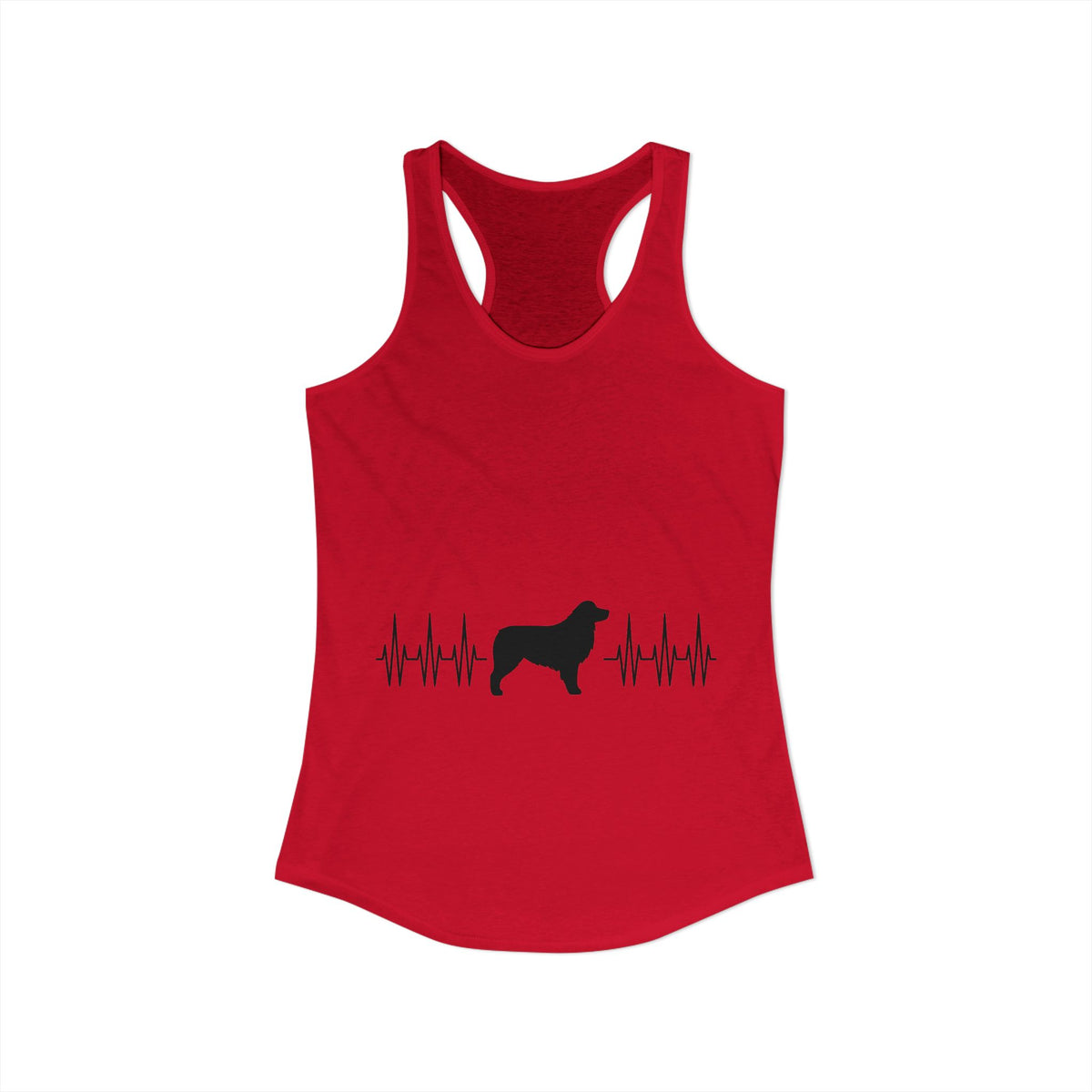 My Heart Beats For Aussies Women's Racerback Tank