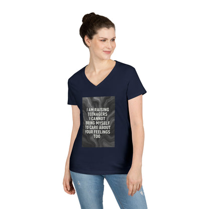 Raising Teenagers Women's V-Neck Tee