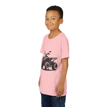 Off The Beaten Path Quad Youth Unisex Short Sleeve Crewneck Tee