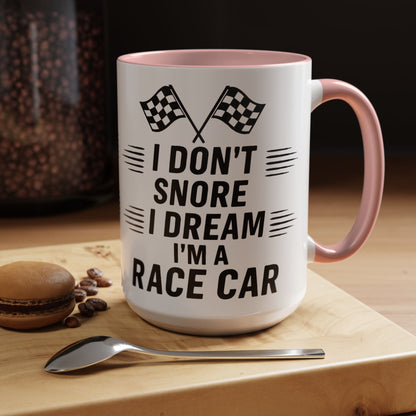 I Don't Snore 2-Tone Coffee Mug