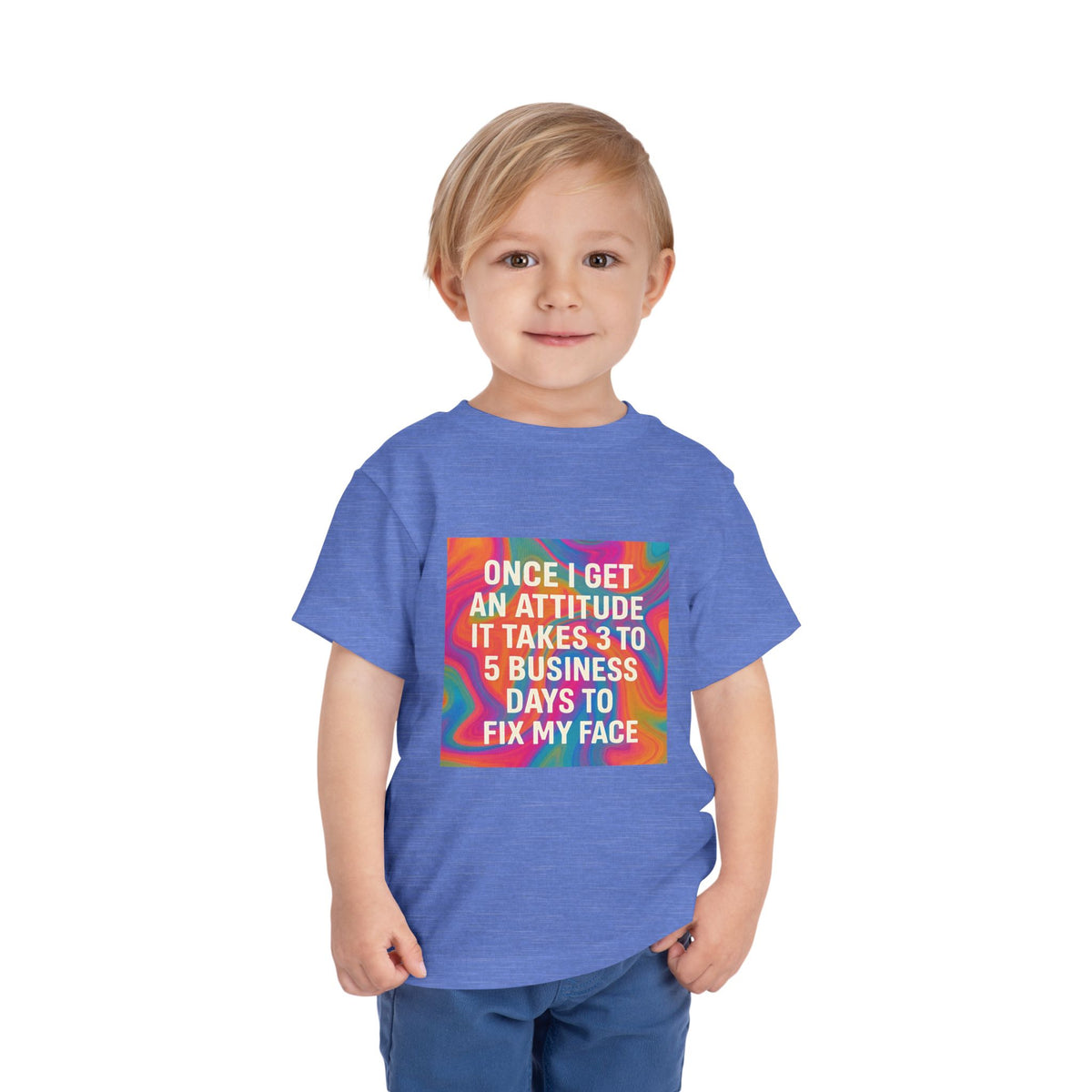 Fix My Face Toddler Unisex Short Sleeve Crewneck Tee