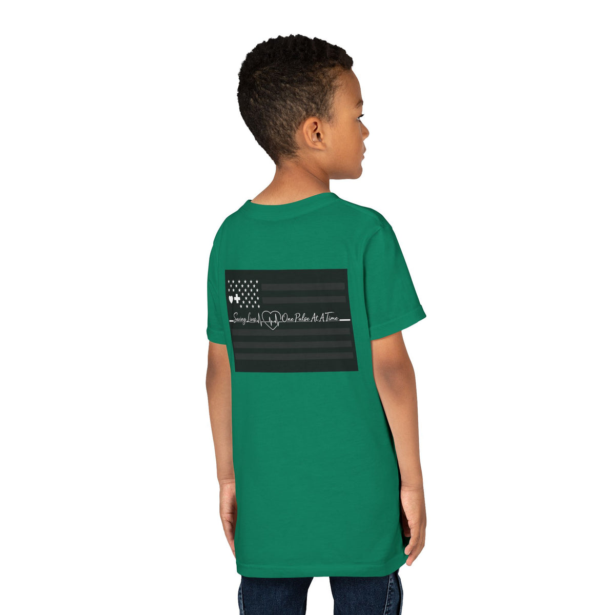 Thin White Line Youth Unisex Short Sleeve Crewneck Tee